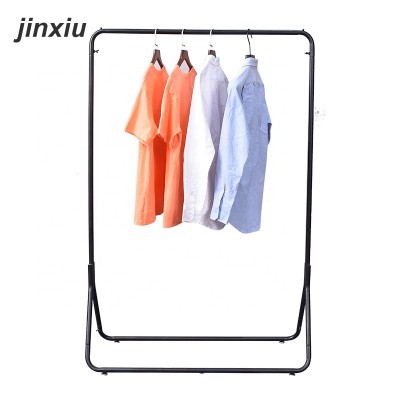 Iron paint floor standing clothing exhibition stand clothes standing exhibition stand