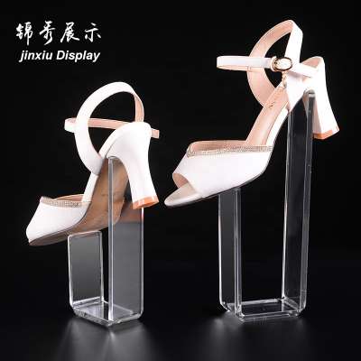 Modern design acrylic shoe rack display rack/high-heeled shoes bracket wholesale