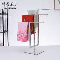 Multifunctional bright color jewelry display rack metal tie scarf display rack