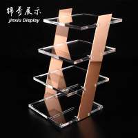 Wholesale 4-layer clear acrylic sunglasses display shelf glasses frame display showcase