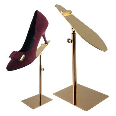 Metal shoe rack display rack, best selling in retail stores, custom logo high-heeled shoes bracket