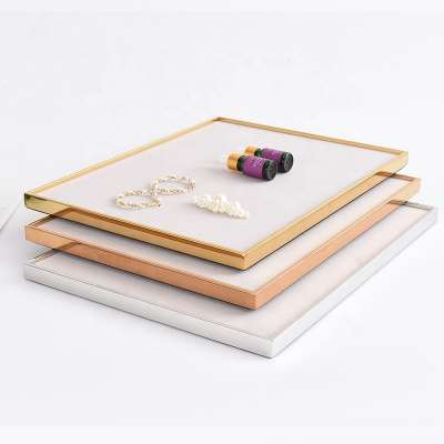 High quality metal display jewelry tray ring necklace display tray