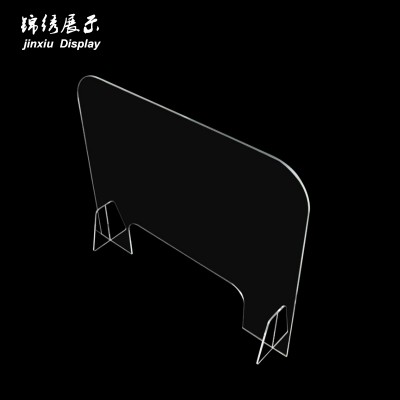 Acrylic anti-fly foam isolation plate desktop HD transparent partition baffle dining room dining partition in school canteen